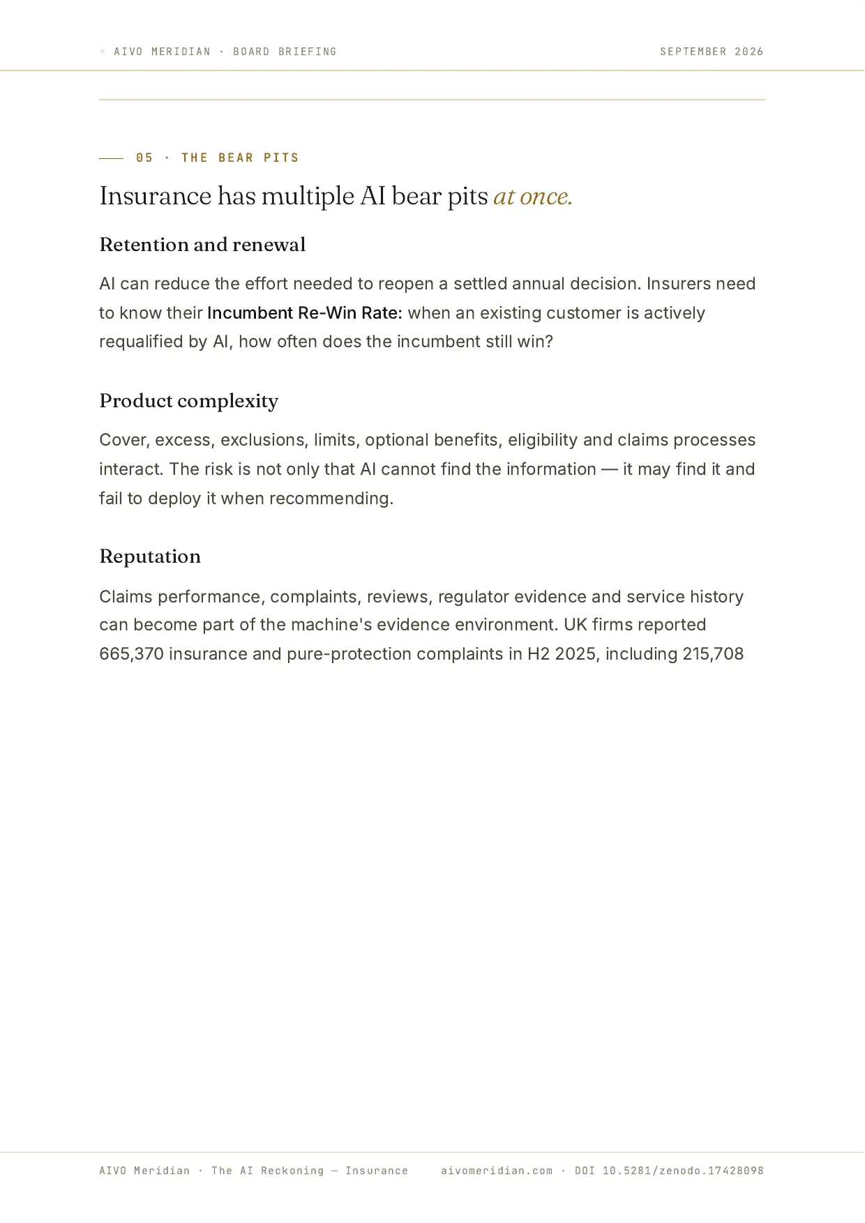 The AI Reckoning — Insurance — page 6 of 12