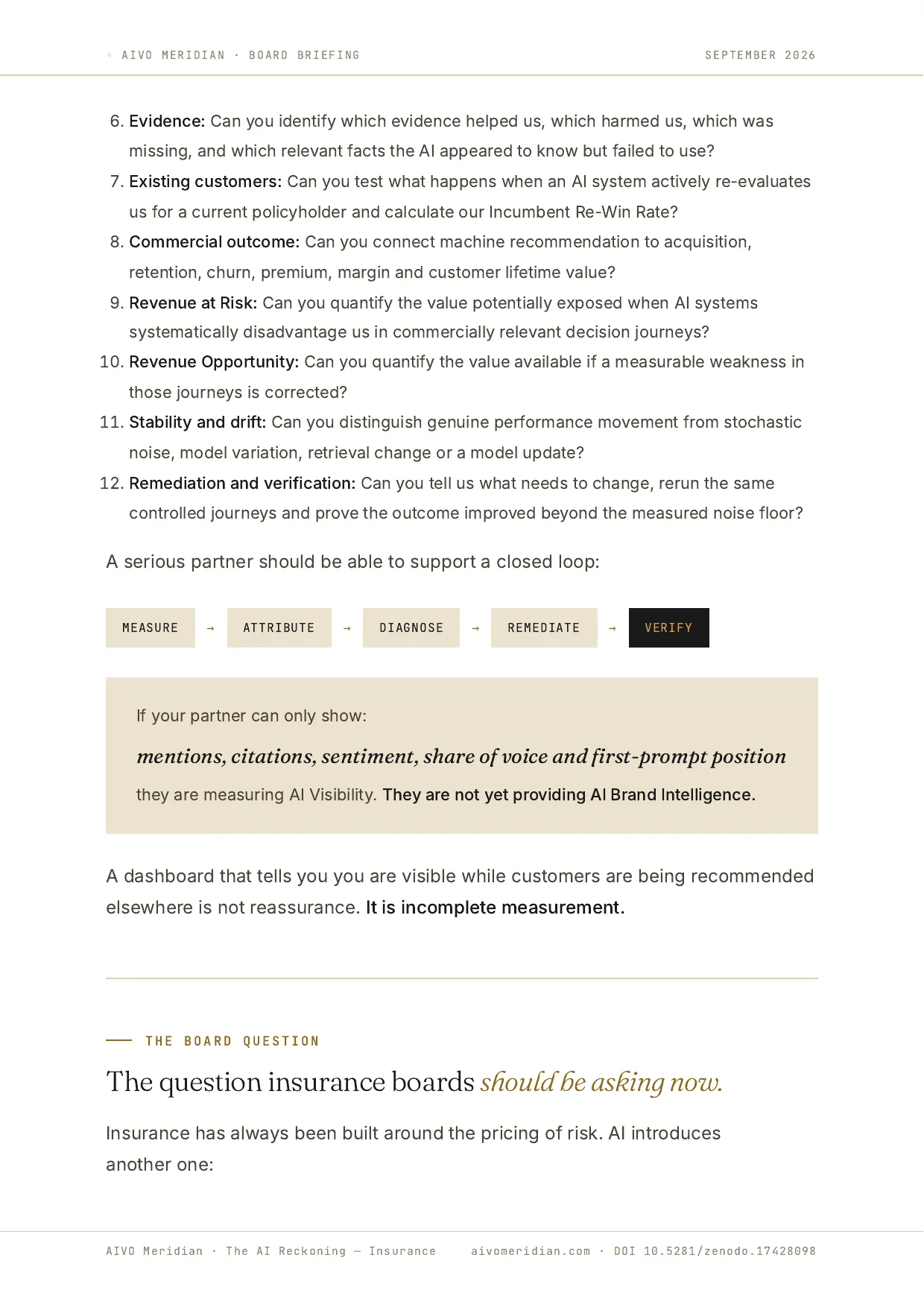 The AI Reckoning — Insurance — page 10 of 12
