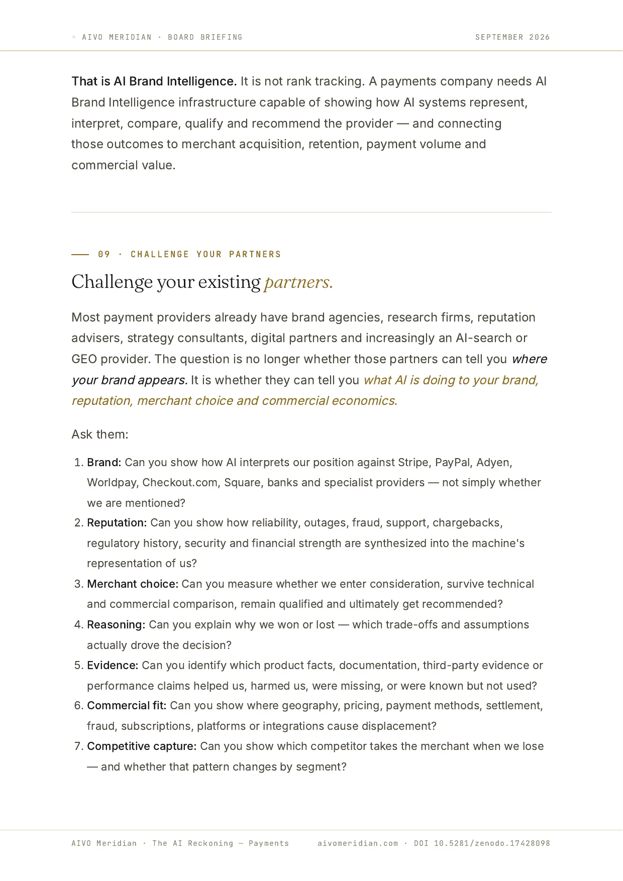 The AI Reckoning — Payments — page 9 of 12