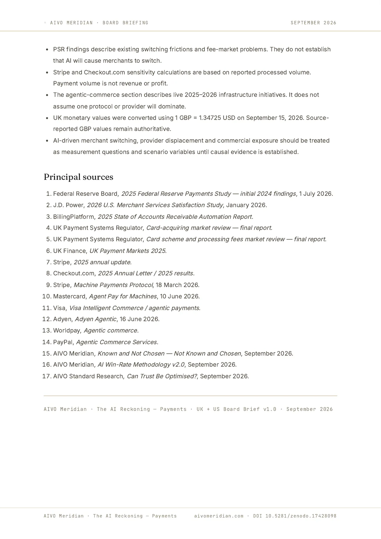 The AI Reckoning — Payments — page 12 of 12