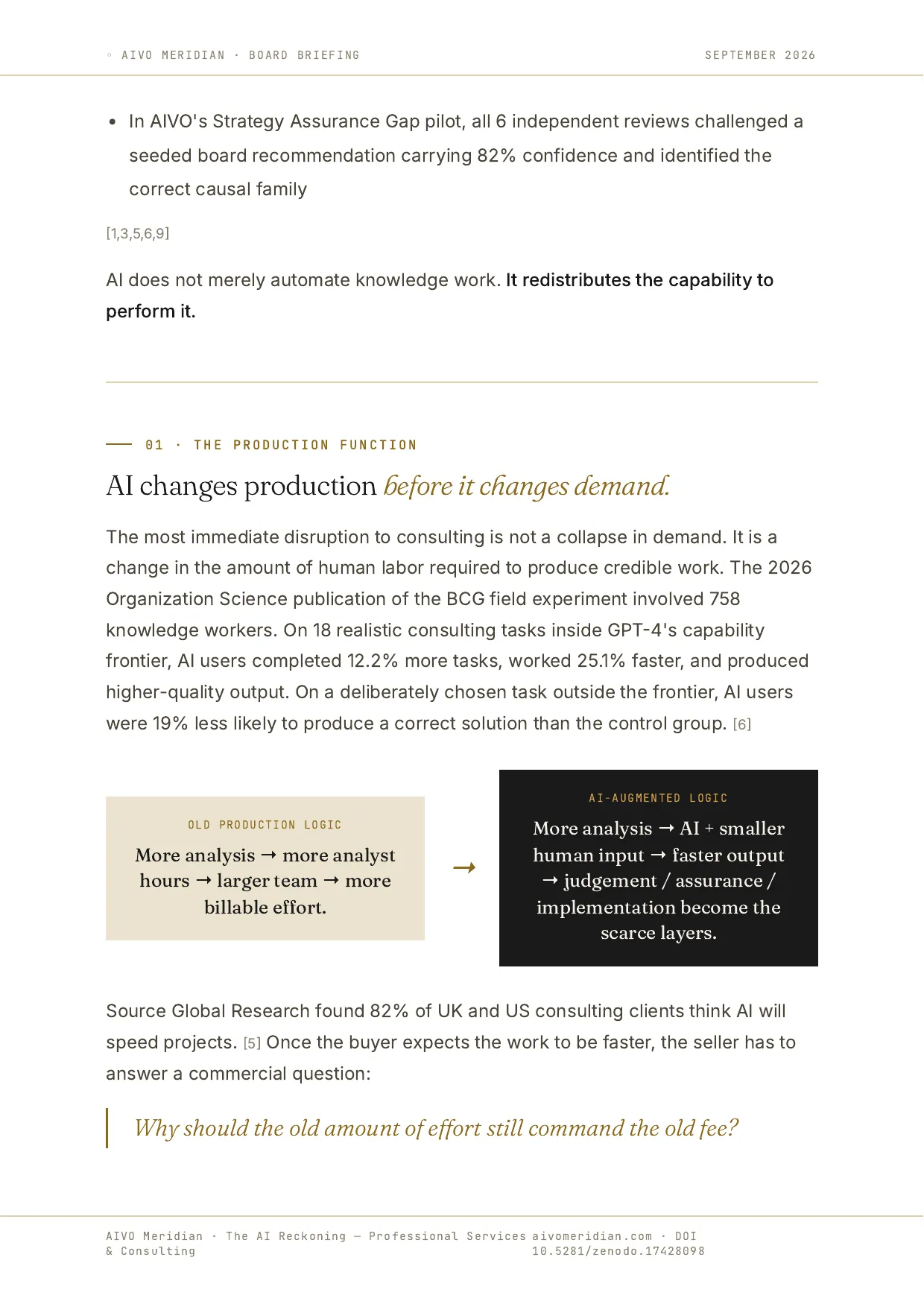 The AI Reckoning — Professional Services & Consulting — page 2 of 12