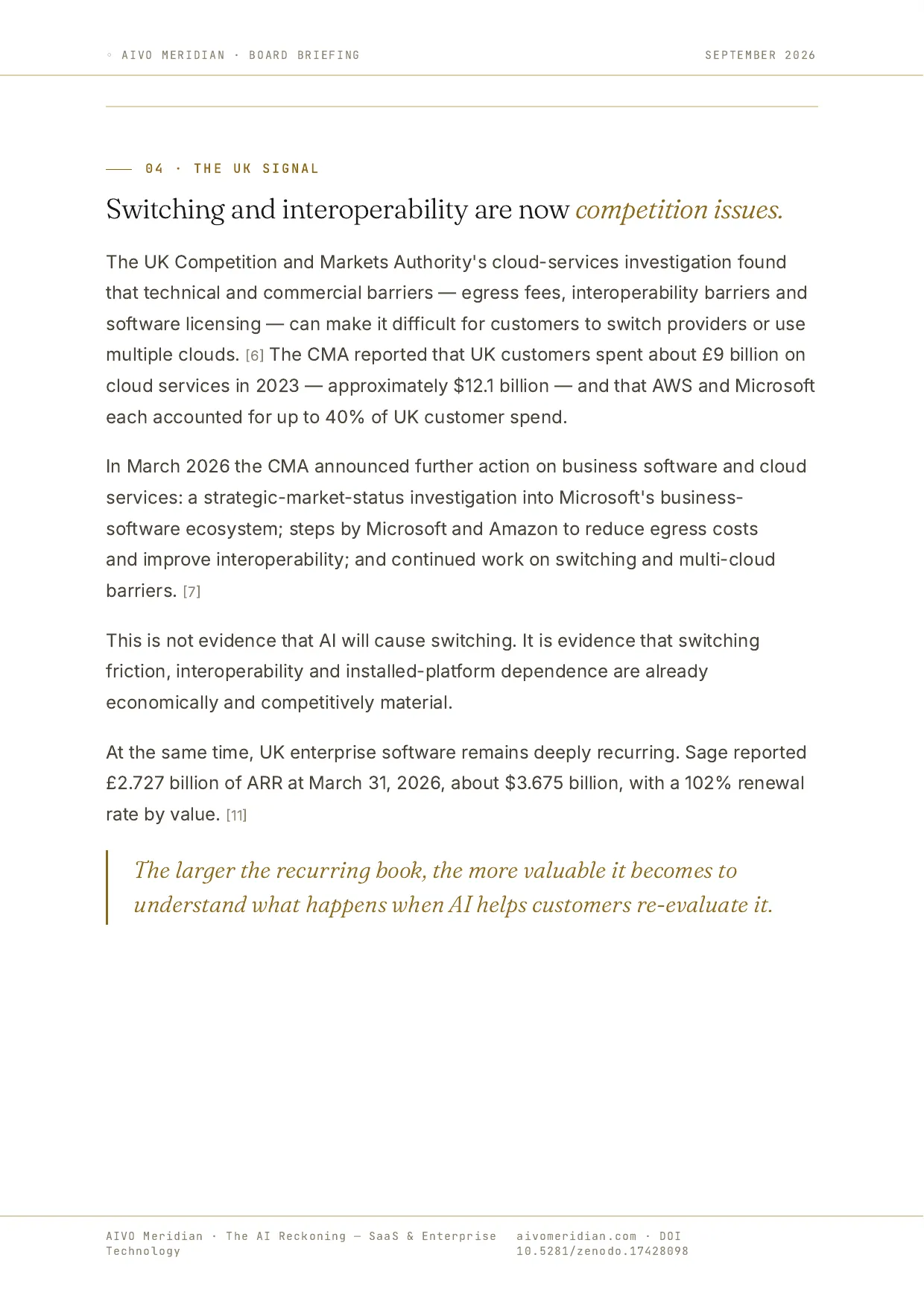 The AI Reckoning — SaaS & Enterprise Technology — page 5 of 12