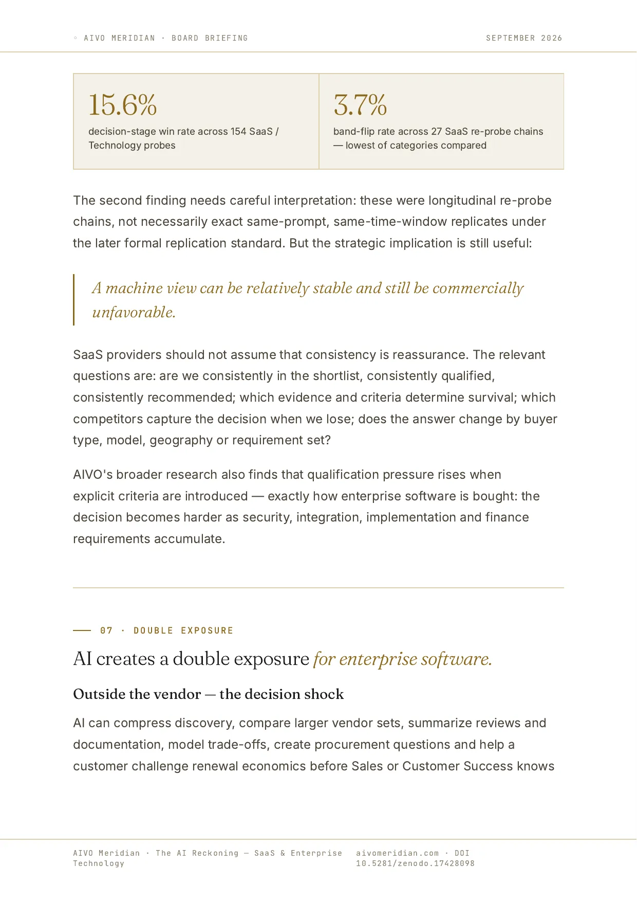 The AI Reckoning — SaaS & Enterprise Technology — page 7 of 12