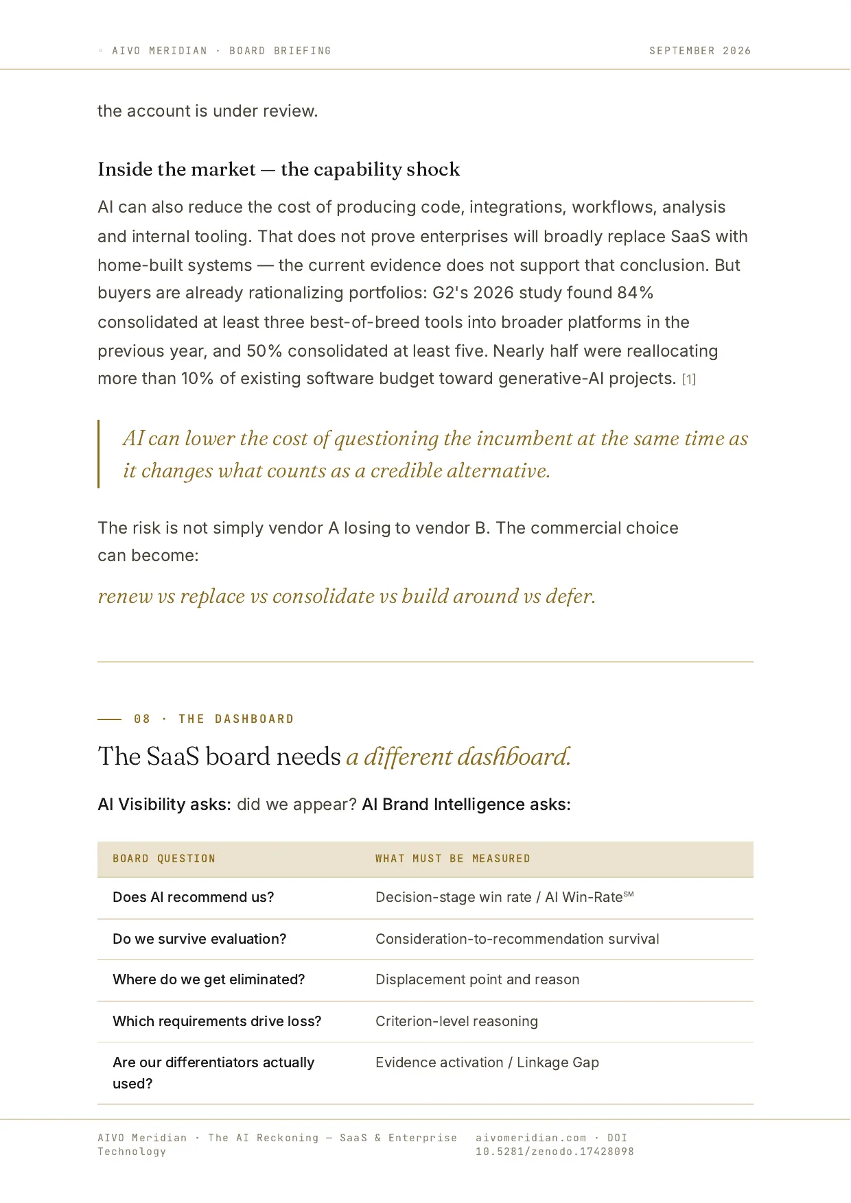 The AI Reckoning — SaaS & Enterprise Technology — page 8 of 12