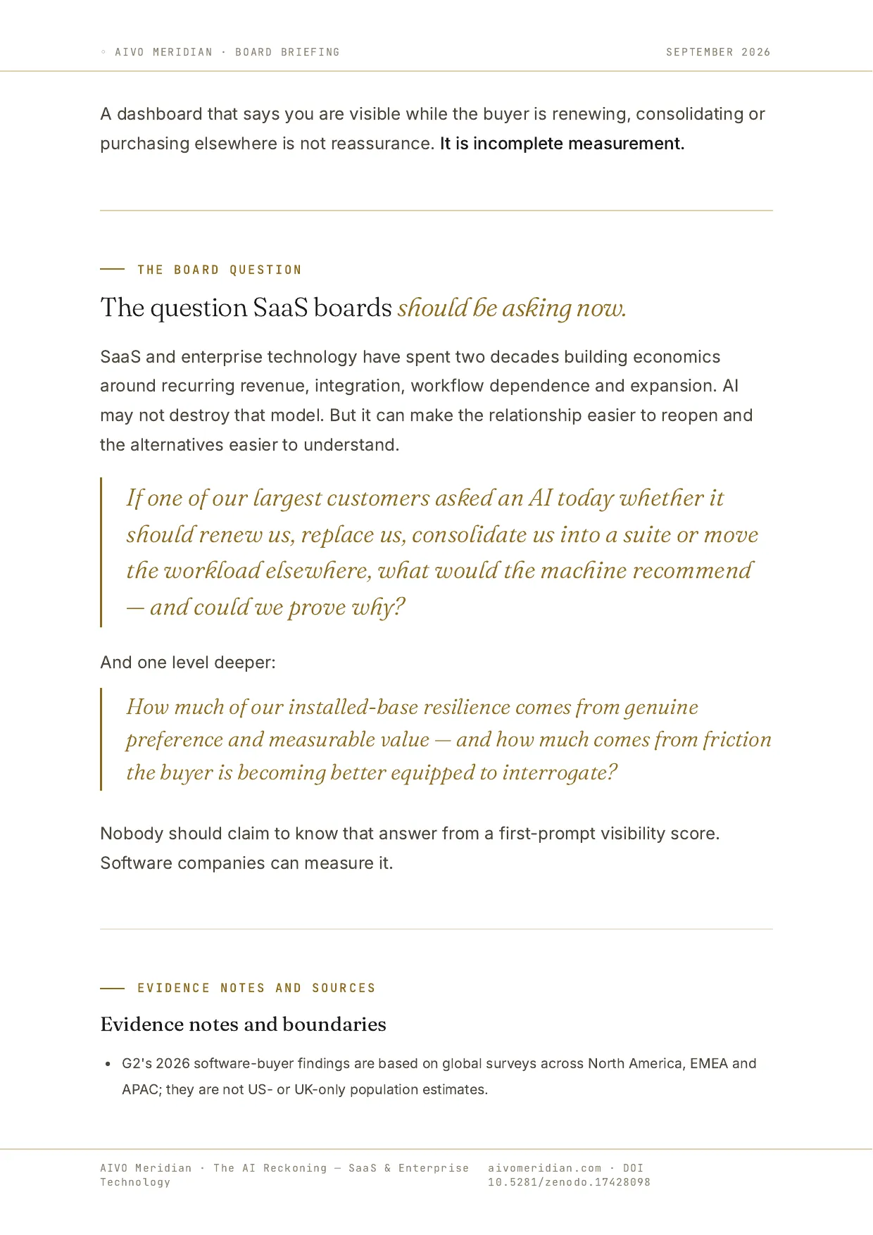 The AI Reckoning — SaaS & Enterprise Technology — page 11 of 12