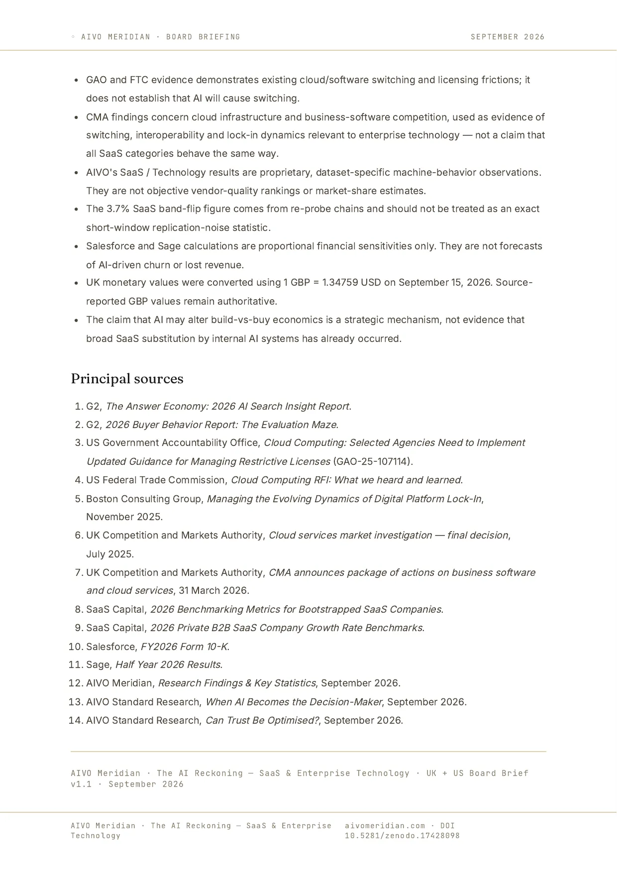 The AI Reckoning — SaaS & Enterprise Technology — page 12 of 12