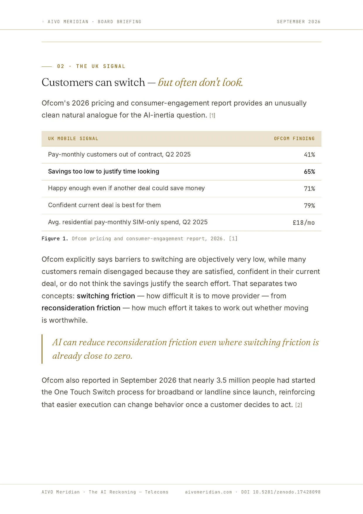 The AI Reckoning — Telecoms — page 3 of 11
