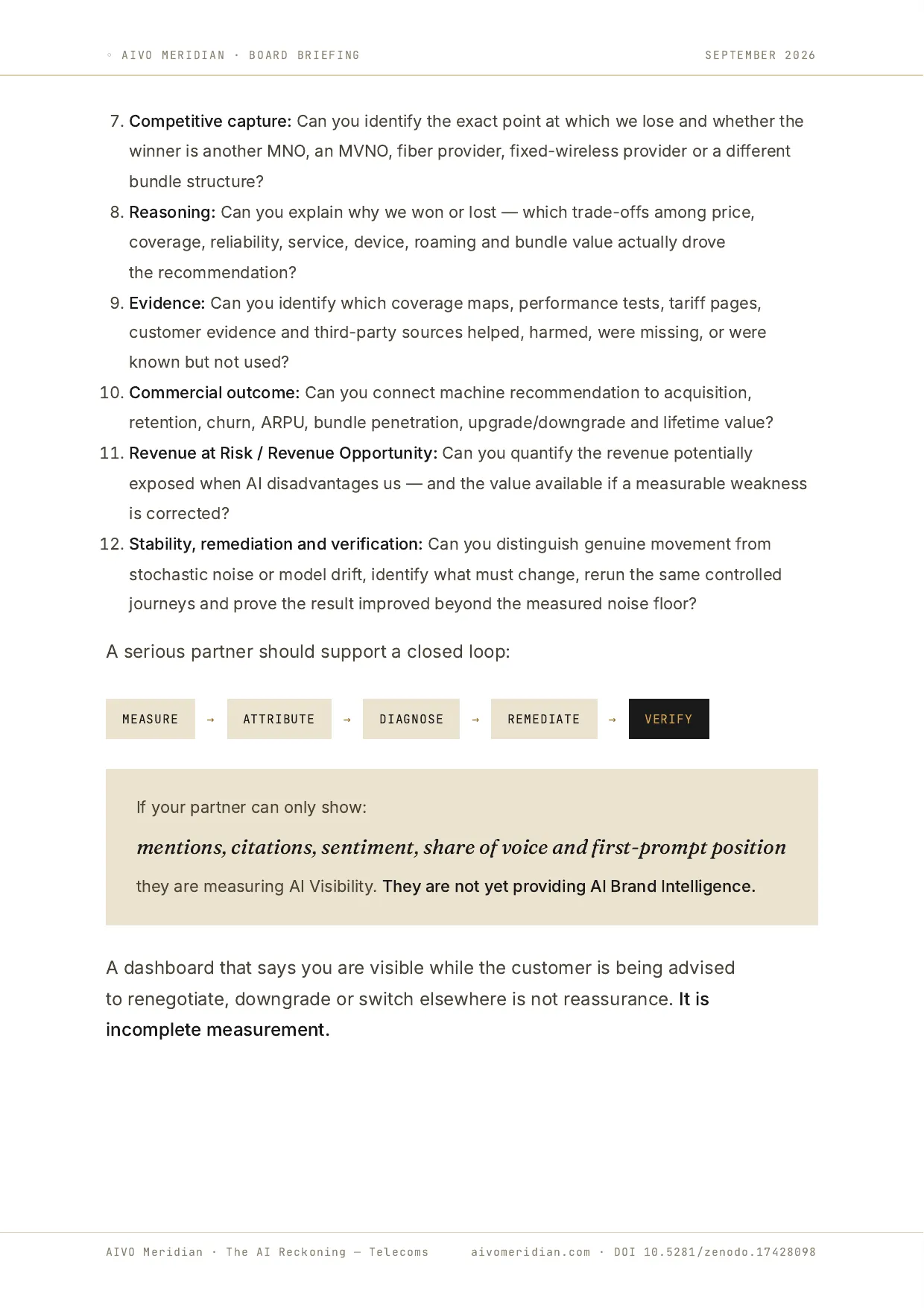 The AI Reckoning — Telecoms — page 9 of 11