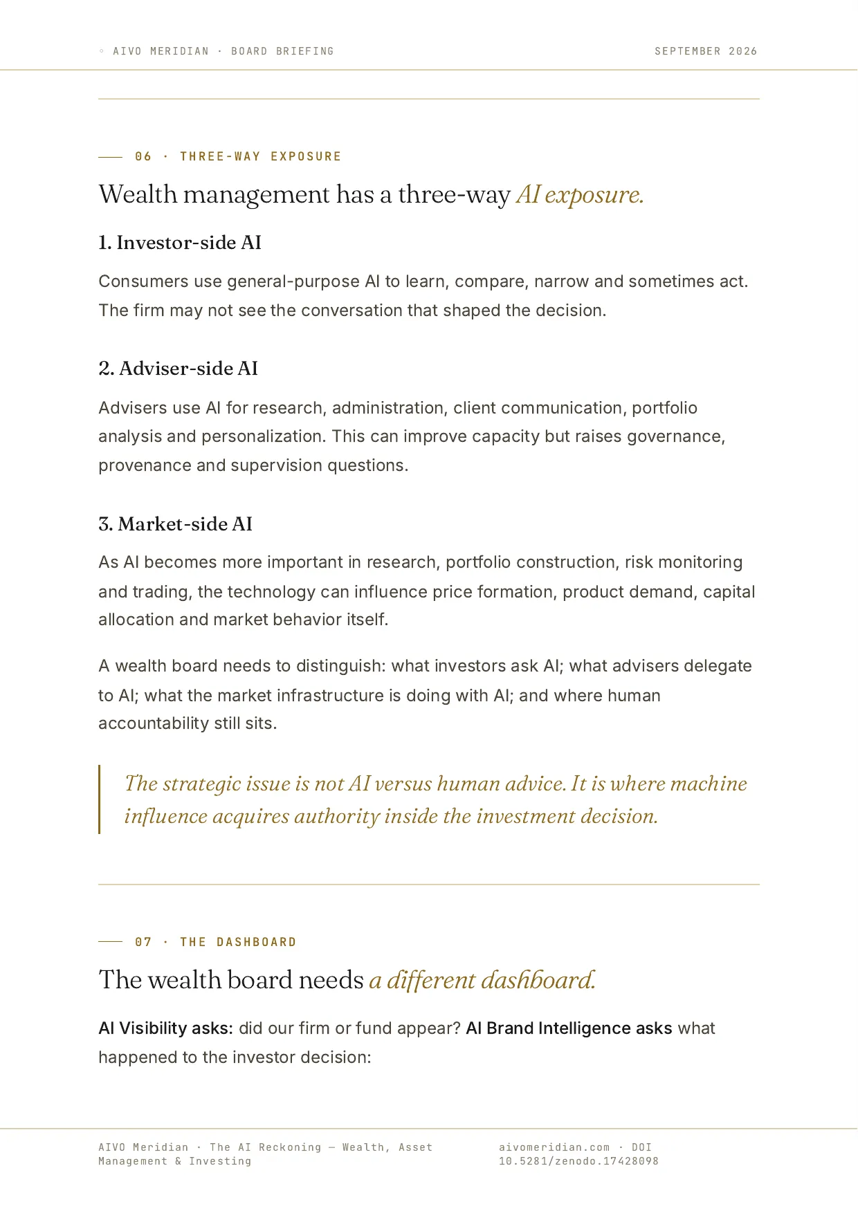 The AI Reckoning — Wealth, Asset Management & Investing — page 7 of 12