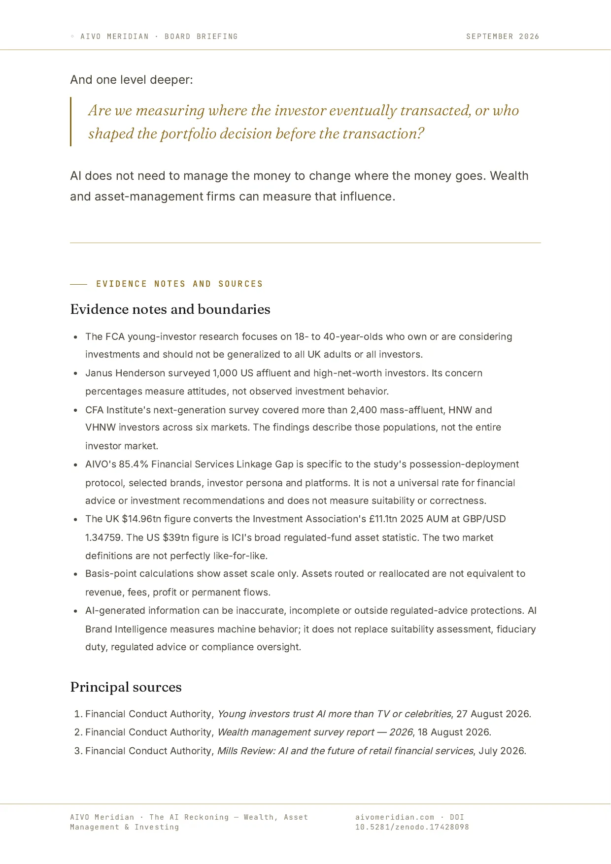 The AI Reckoning — Wealth, Asset Management & Investing — page 11 of 12