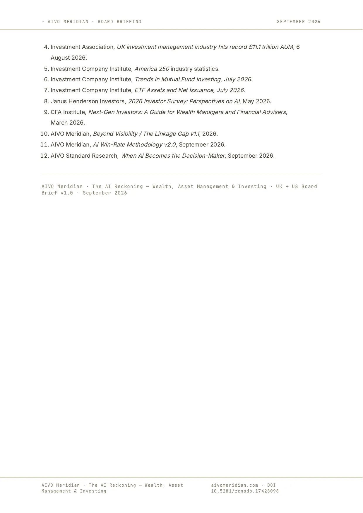 The AI Reckoning — Wealth, Asset Management & Investing — page 12 of 12